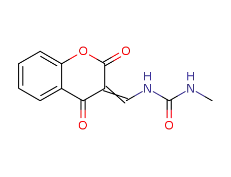 3-methylureidomethylene-4-oxo-coumarin