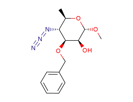 methyl 4-azido-3-O-benzyl-4,6-dideoxy-α-D-mannopyranoside
