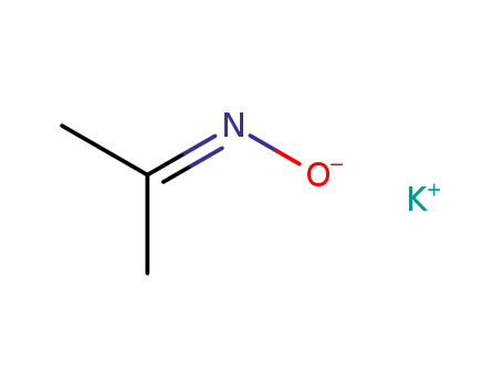 Molecular Structure of 54565-19-4 (2-Propanone, oxime, potassium salt)