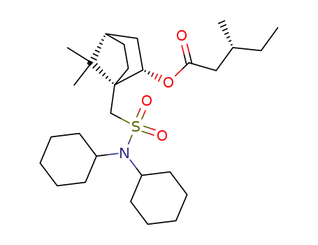 (R)-3-Methyl-pentanoic acid (1R,2S,4S)-1-[(dicyclohexylsulfamoyl)-methyl]-7,7-dimethyl-bicyclo[2.2.1]hept-2-yl ester