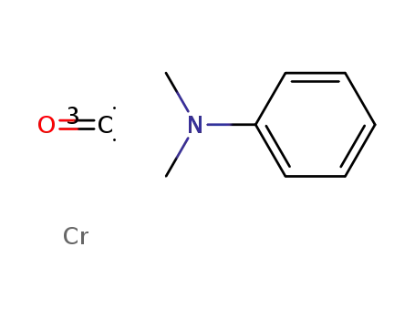 Molecular Structure of 12109-10-3 (Chromium,tricarbonyl[(1,2,3,4,5,6-h)-N,N-dimethylbenzenamine]-)