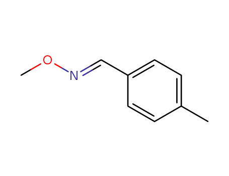 Molecular Structure of 70286-36-1 (Benzaldehyde, 4-methyl-, O-methyloxime, (E)-)