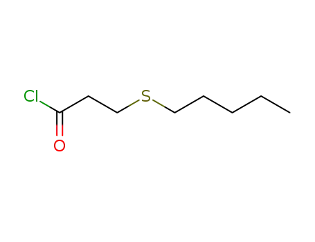 3-Pentylsulfanyl-propionyl chloride