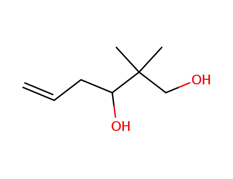 Molecular Structure of 138832-34-5 (5-Hexene-1,3-diol, 2,2-dimethyl-)