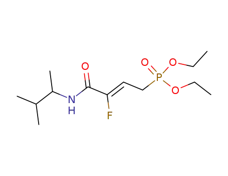 Phosphonic acid,
[4-[(1,2-dimethylpropyl)amino]-3-fluoro-4-oxo-2-butenyl]-, diethyl ester,
(Z)-