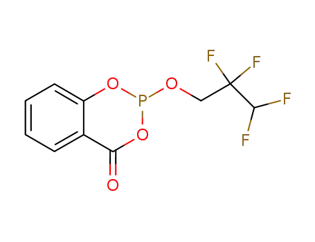 Molecular Structure of 137073-23-5 (4H-1,3,2-Benzodioxaphosphorin-4-one, 2-(2,2,3,3-tetrafluoropropoxy)-)