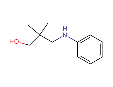 Molecular Structure of 94844-02-7 (1-Propanol, 2,2-dimethyl-3-(phenylamino)-)