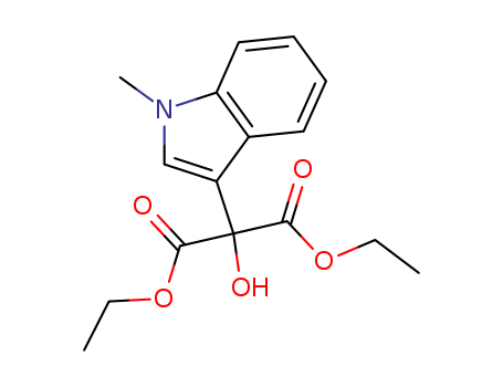 Propanedioic acid, hydroxy(1-methyl-1H-indol-3-yl)-, diethyl ester
