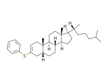 (5R,8R,9S,10S,13R,14S,17R)-17-((R)-1,5-Dimethyl-hexyl)-10,13-dimethyl-3-phenylsulfanyl-4,5,6,7,8,9,10,11,12,13,14,15,16,17-tetradecahydro-1H-cyclopenta[a]phenanthrene