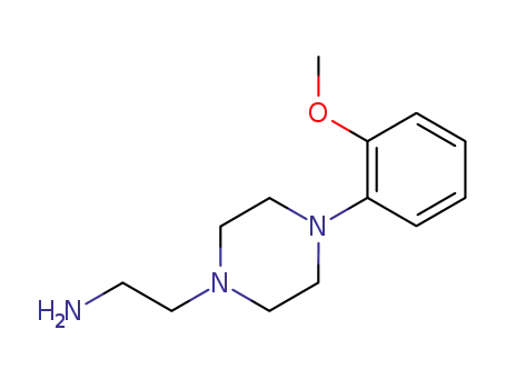 Molecular Structure of 40255-48-9 (4-(2-methoxyphenyl)-1-Piperazineethanamine)