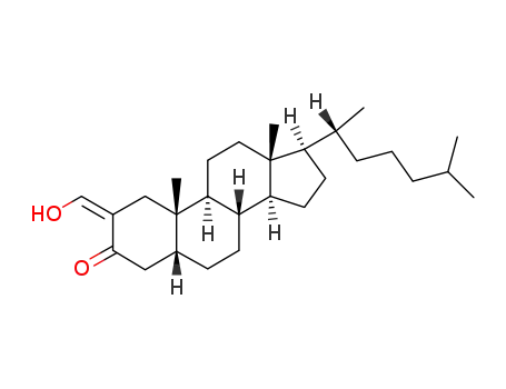 2-hydroxymethylene-5β-cholestan-3-one