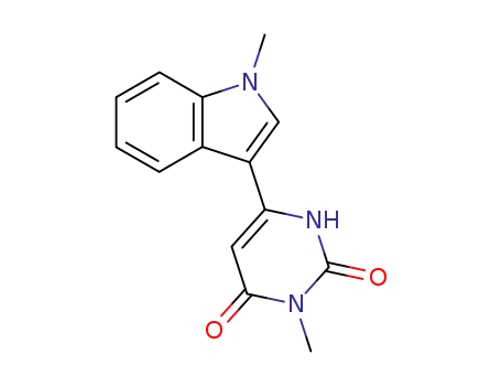 3-methyl-6-(1-methylindol-3-yl)uracil