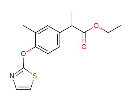 2-[3-Methyl-4-(thiazol-2-yloxy)-phenyl]-propionic acid ethyl ester