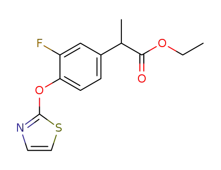 2-[3-Fluoro-4-(thiazol-2-yloxy)-phenyl]-propionic acid ethyl ester