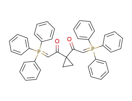 Molecular Structure of 141957-45-1 (Ethanone, 1,1'-cyclopropylidenebis[2-(triphenylphosphoranylidene)-)