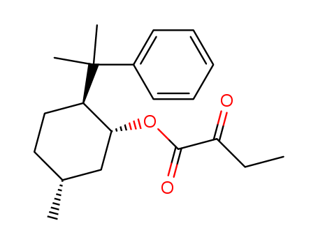 Butanoic acid, 2-oxo-, (1R,2S,5R)-5-methyl-2-(1-methyl-1-phenylethyl)cyclohexyl ester
