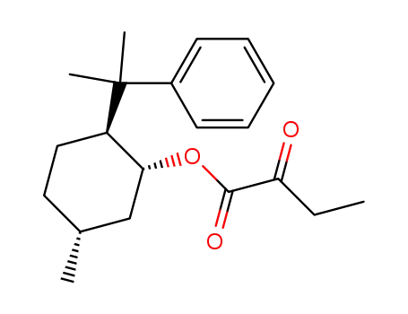 Butanoic acid, 2-oxo-,  (1R,2S,5R)-5-methyl-2-(1-methyl-1-phenylethyl)cyclohexyl ester