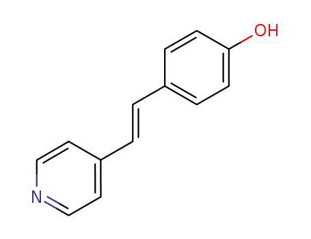 Molecular Structure of 67882-97-7 ((E)-4-(4-Hydroxystyryl)pyridine)