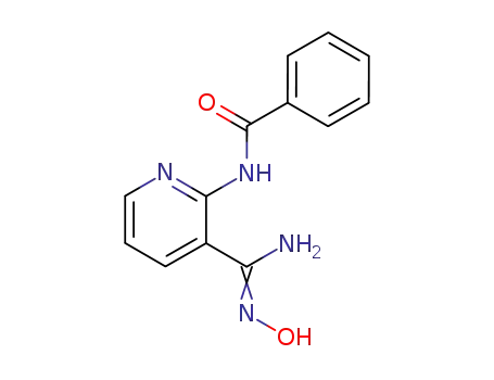 Molecular Structure of 112085-02-6 (Benzamide, N-[3-[(hydroxyamino)iminomethyl]-2-pyridinyl]-)