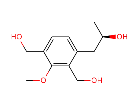 3-<2-Hydroxy-propyl>-2,6-bis-hydroxymethyl-anisol