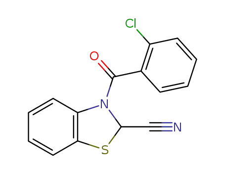 2-Cyano-3-(o-chlorobenzoyl)-2,3-dihydrobenzothiazole