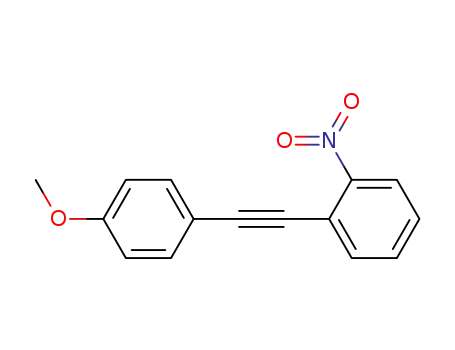 Benzene, 1-[(4-methoxyphenyl)ethynyl]-2-nitro-