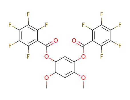 Benzoic acid, pentafluoro-, 4,6-dimethoxy-1,3-phenylene ester