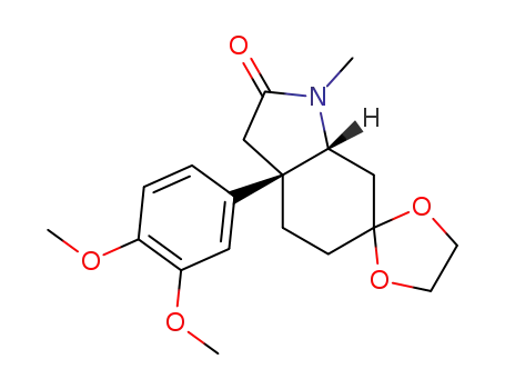 3'a-(3,4-dimethoxy-phenyl)-1'-methyl-hexahydro-spiro[[1,3]dioxolane-2,6'-indol]-2'-one