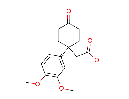 [(S)-1-(3,4-Dimethoxy-phenyl)-4-oxo-cyclohex-2-enyl]-acetic acid