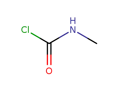 Molecular Structure of 6452-47-7 (Methylaminoformyl chloride)