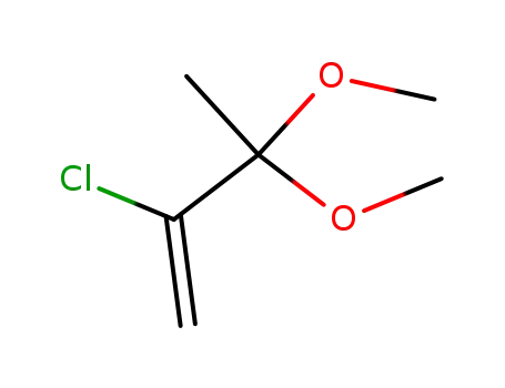 Molecular Structure of 108365-85-1 (1-Butene, 2-chloro-3,3-dimethoxy-)