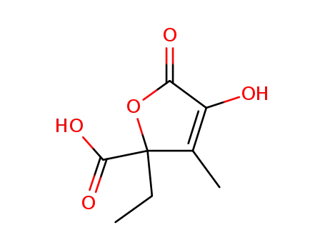 2-ethyl-4-hydroxy-3-methyl-5-oxo-2,5-dihydrofuran-2-carboxylic acid