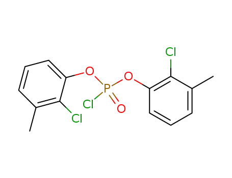 Phosphorochloridic acid bis-(2-chloro-3-methyl-phenyl) ester