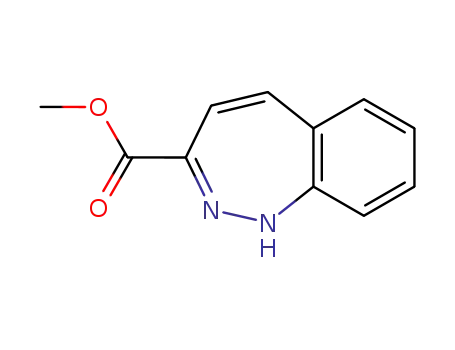 Molecular Structure of 67790-18-5 (1H-1,2-Benzodiazepine-3-carboxylic acid, methyl ester)