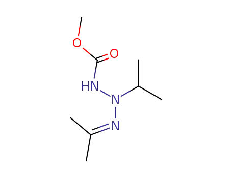 2-Isopropyl-3-isopropyliden-triazan-1-carbonsaeure-methylester