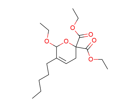 3-n-Pentyl-2-ethoxy-5,6-dihydro-2H-pyran-6,6-dicarbonsaeure-diethylester