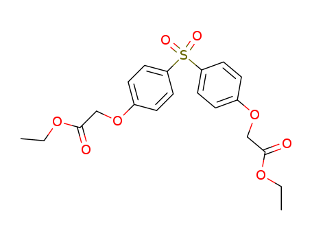 (4-(4-Ethoxycarbonylmethoxybenzenesulfonyl)phenoxy)acetic acid ethyl ester cas  38775-52-9