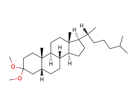 5β-cholestan-3-one dimethyl acetal