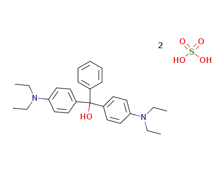 Bis-(4-diethylamino-phenyl)-phenyl-methanol; compound with sulfuric acid