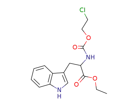 N-<(chloroethoxy)carbonyl>-D,L-tryptophan ethyl ester