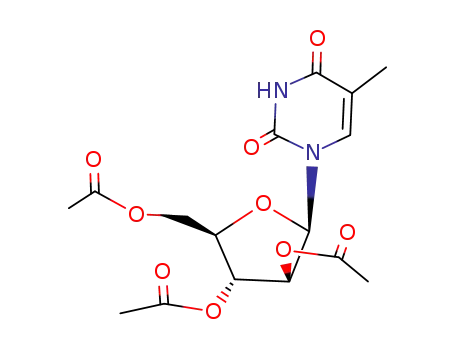 5-methyl-1-(tri-O-acetyl-β-D-arabinofuranosyl)-1H-pyrimidine-2,4-dione