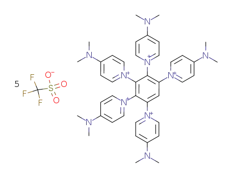 1,2,3,4,5-pentakis(4-dimethylamino-1-pyridino)benzol-pentakis(trifluormethansulfonat)