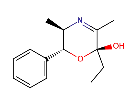 (2S,5R,6R)-2-hydroxy-5,6-dihydro-2-ethyl-3,5-dimethyl-6-phenyl-2H-1,4-oxazine