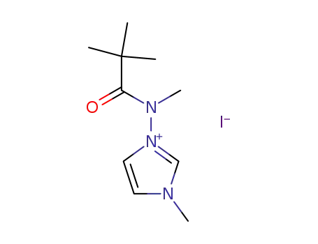 1-[(2,2-Dimethyl-propionyl)-methyl-amino]-3-methyl-3H-imidazol-1-ium; iodide