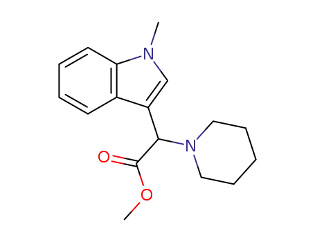 methyl 2-(1-methyl-1H-indol-3-yl)-2-(piperidin-1-yl)acetate