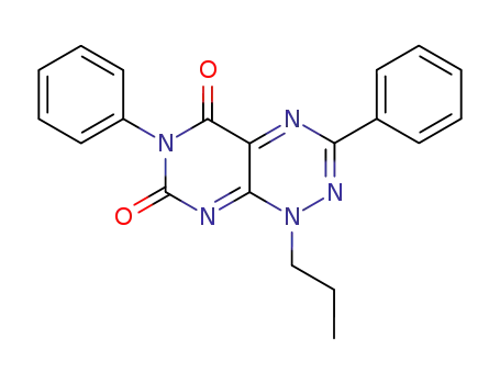 3,6-Diphenyl-1-propyl-1H-pyrimido[5,4-e][1,2,4]triazine-5,7-dione