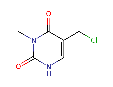 2,4(1H,3H)-Pyrimidinedione, 5-(chloromethyl)-3-methyl-