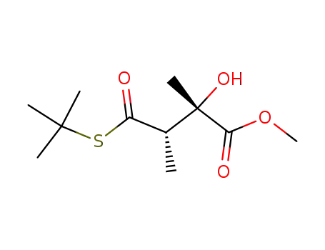 (2S,3S)-tert-butyl 3-hydroxy-3-methoxycarbonyl-2-methylbutanethioate