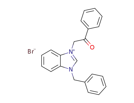 1-benzyl-3-(2-oxo-2-phenylethyl)benzimidazolium bromide