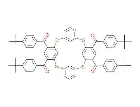3,5,17,19-tetra(4'-tert-butylbenzoyl)-1,8,15,22-tetrathia[1.1.1.1]metacyclophane